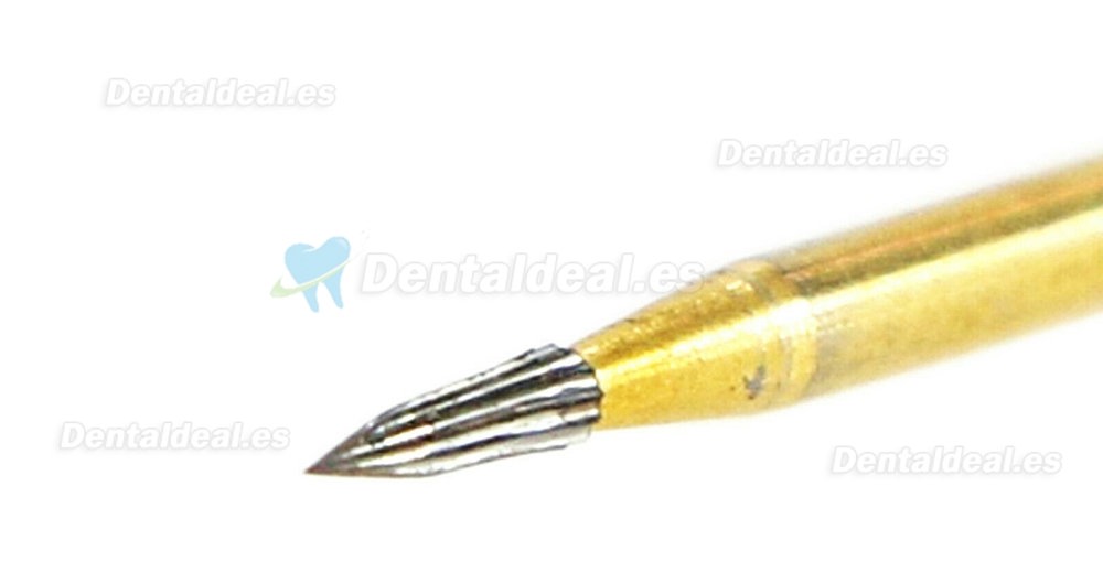 10 Pcs Wave Dental Fresa TF 7902 de extremo cónico estrecho Acabado Fresa de carburo de 12 hojas